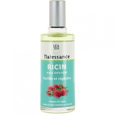 Natessance Huile De Ricin Cheveux & Ongles 50 ml