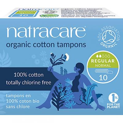 Tampons normal sans applicateurs en coton Bio - 10 unite(s)