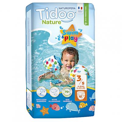 Tidoo Swim & Play Couches de Bain Taille 3 12 couches jetables