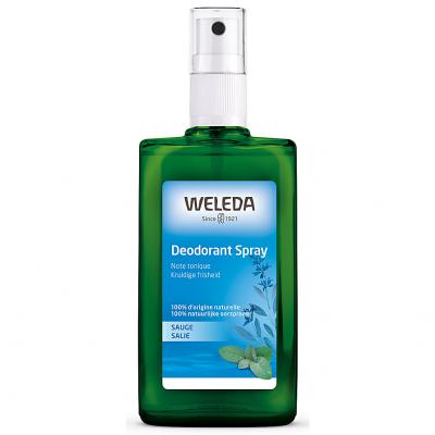 Weleda D&eacute;odorant Spray Sauge - 100 ml - Flacon pulv&eacute;risateur 100 ml