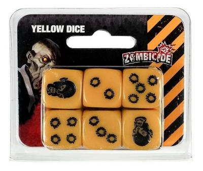 ZOMBICIDE - SET DE D&Eacute;S JAUNES
