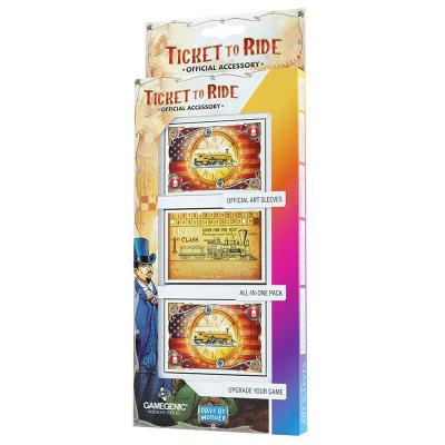 Gamegenic GG : Prot&egrave;ges-cartes Aventuriers du Rail- - Accessoire pour
