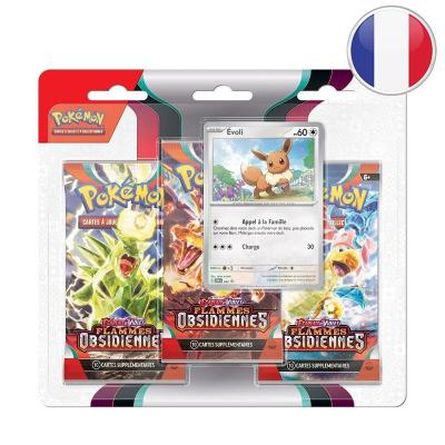 Tripack Tomberro &Eacute;carlate et Violet : Flammes Obsidiennes - Pok&eacute;mon FR