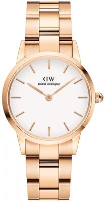 Montre Femme Iconic Blanc DW00100211 Rose Daniel Wellington