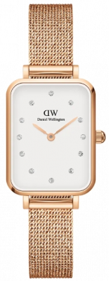 Daniel Wellington DW Montre Quadro Lumine Pressed Melrose 20x26mm Rose Gold