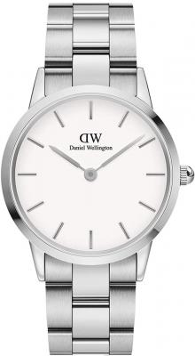 Montre Femme Iconic Blanc DW00100207 Gris Daniel Wellington