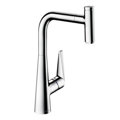 Cuisine douchette extractible talis select m51 300 1 jet sbox, chrom&eacute;