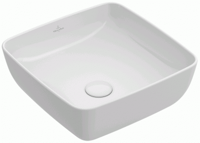 Vasque carree &agrave; poser VILLEROY ET BOCH Artis Coal Black