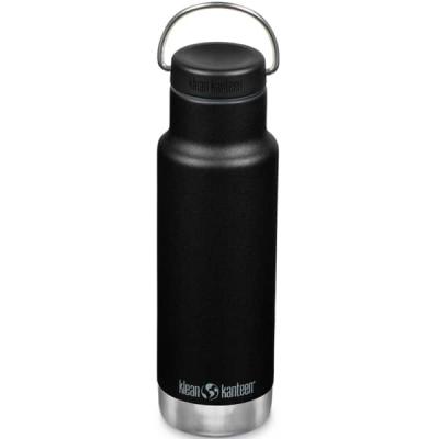 Klean Kanteen Insulated Classic Stainless Steel Bottle 532ml Loop Cap Noir