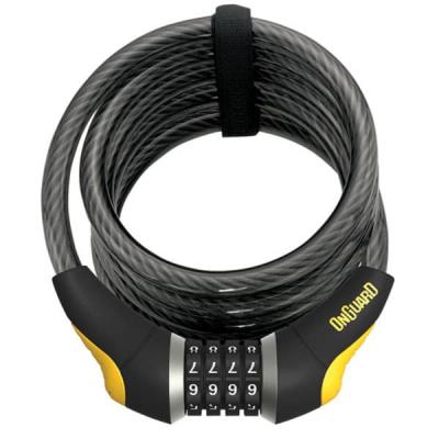 ONGUARD Antivol v&eacute;lo Doberman Combo (185cm X 12mm) Noir Unique