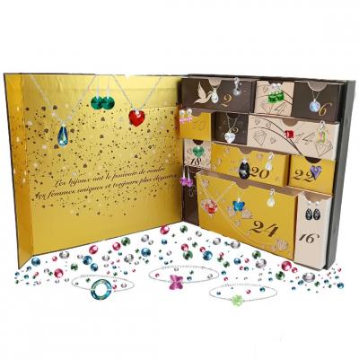 Calendrier de l'avent 12 bijoux Strass - So Charm