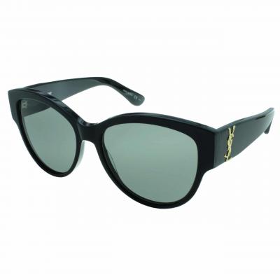 Lunettes de soleil Saint laurent Sl m3 col. 002 Femme Ronds Noir