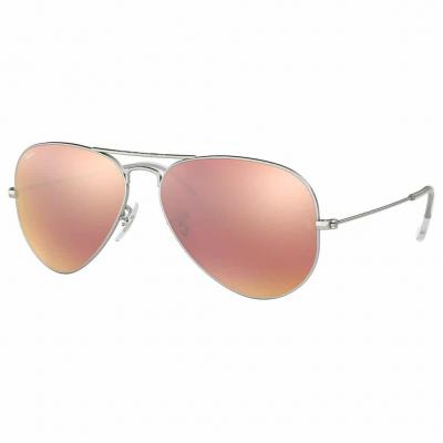 RAY BAN - 3025 - Lunettes de soleil mixte, matte silver