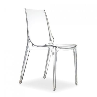 Salesfever Chaise Design Vanity Plastique- Transparent