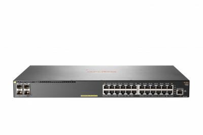 HP Enterprise Aruba 2930F 24G PoE+ 4SFP 24-Port Gigabit Switch