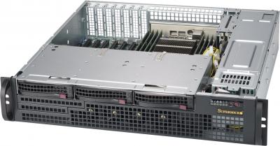 Supermicro CSE-825MBTQC-R802LPB unit&eacute; Centrale Support Noir 800 W