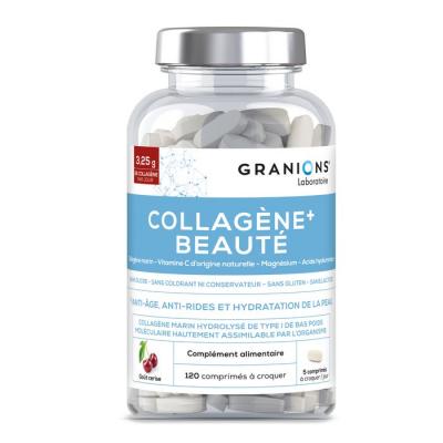 Granions Collag&egrave;ne+ Beaut&eacute; 120 Comprim&eacute;s &agrave; Croquer - Pot 120 comprim&eacute;s