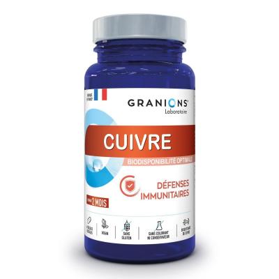 Granions Cuivre D&eacute;fenses Immunitaires 60 G&eacute;lules