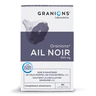Granions Ail Noir 500 mg 60 Comprim&eacute;s - Bo&icirc;te 60 Comprim&eacute;s