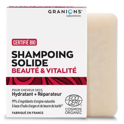Granions Shampoing Solide Beaut&eacute; Vitalit&eacute; Pain de 80 g - Pain 80 g