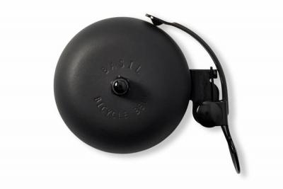 Sonnette v&eacute;lo timbre Basil noir mat
