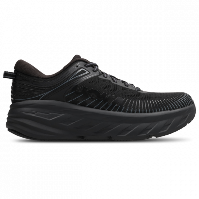 Hoka Bondi 7 Homme - Baskets, Noir - Pointure 41 1/3 - Maille/synth&eacute;tique