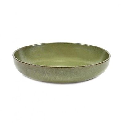 Assiette creuse Surface M camogreen &Oslash;19 cm - Serax