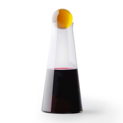 Design House Stockholm - Fia Carafe, H 25 cm, transparent / ambre