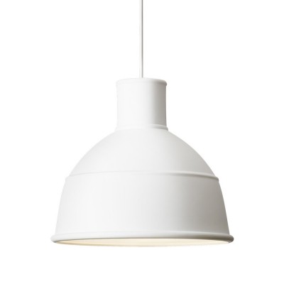 Muuto - Lampe &agrave; Unfold suspension, blanche