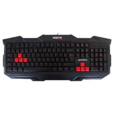 Approx Appwrath Gaming Keyboard Noir Spanish QWERTY