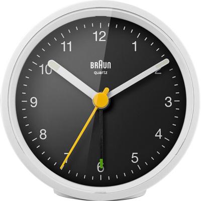 Braun R&eacute;veil &agrave; Quartz Plastique Blanc Noir Normal