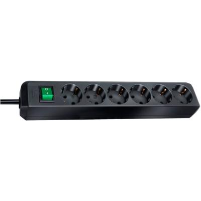 Brennenstuhl Eco multiprise 1,5 m 6 sortie(s) CA Noir