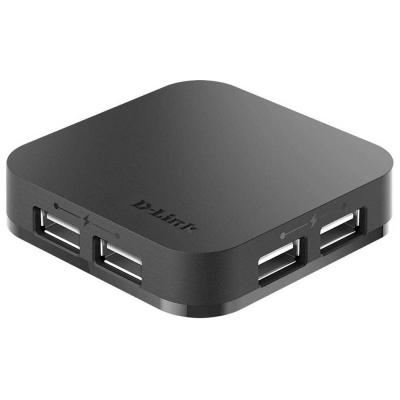 Dlink dub-h4 4 port 480 mo/s 5 v 2.5 a xp noir
