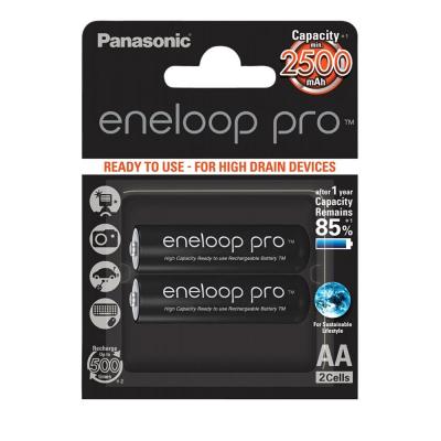 Eneloop Pro Mignon Aa 2500mah Batteries Noir