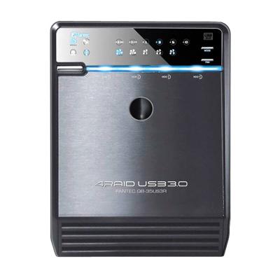 FANTEC QB-35US3R - Baie de disques - 4 Baies (SATA-300) - SATA 3Gb/s, USB 3.0 (externe) 
