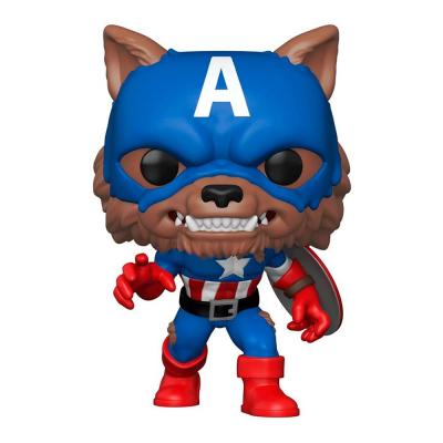 Funko 55506 POP Marvel : Year of the Shield - Captain America Capwolf (Amazon Exclusive)
