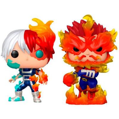 Funko Pop My Hero Academia Shoto Todoroki And Endeavor Exclusive Orange