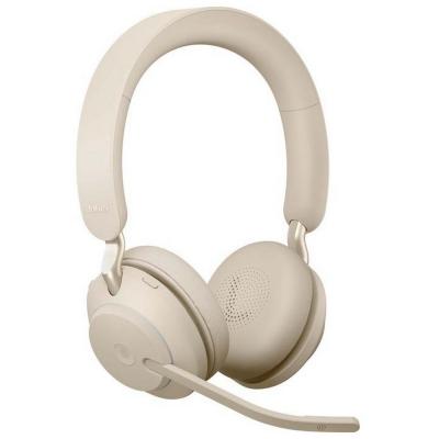 Gn Jabra Evolve2 65 Uc Mono Wireless Headphones Beige