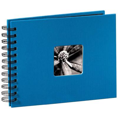 Hama Album Photo ""Fine Art"" (format 24 x 17 cm, 50 pages noires, &agrave; spirale) Azur
