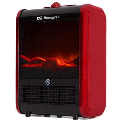 Orbegozo 1500w Electric Chimney Rouge,Noir One Size / EU Plug
