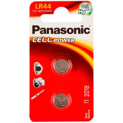 Pack de 2 piles Panasonic Micro Alkaline LR44 1.5V 