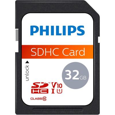 Philips FM32SD45B - Carte m&eacute;moire flash - 32 Go - Class 10 - SDHC 