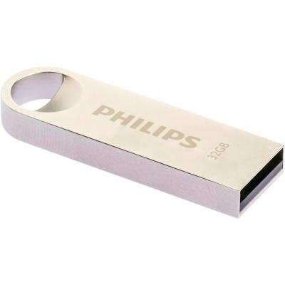 Philips Usb 2.0 32gb Moon Pendrive Argent&eacute;