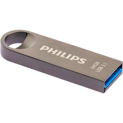 Philips Usb 3.1 64gb Moon Pendrive Argent&eacute;