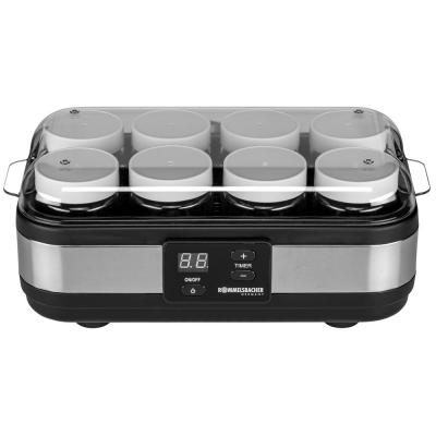 Rommelsbacher JG 40 - Yaourti&egrave;re - 1.2 litres - 40 Watt - inox/noir