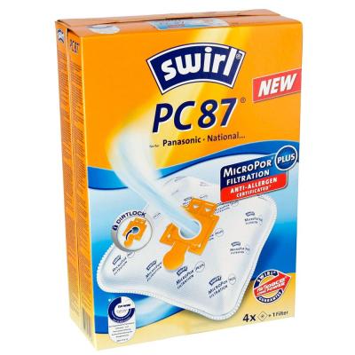 Swirl Lot de 4 sacs d'aspirateur et 1 filtre PC 87 MP Plus AirSpace