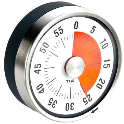 Tfa Dostmann - Minuteur rond de cuisine anthracite tfa - anthracite