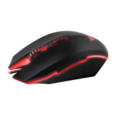 Souris de gaming Viper PV530OULK filaire optique &eacute;clair&eacute; noir, rouge