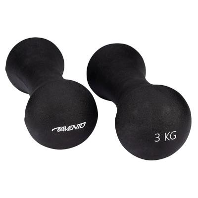 Avento Ensemble de poids de main Bone 2x3 kg Noir