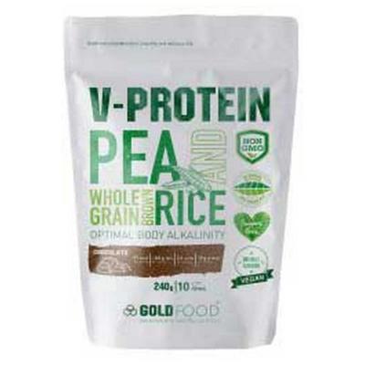 Gold Nutrition V-protein 240gr Chocolate Blanc 